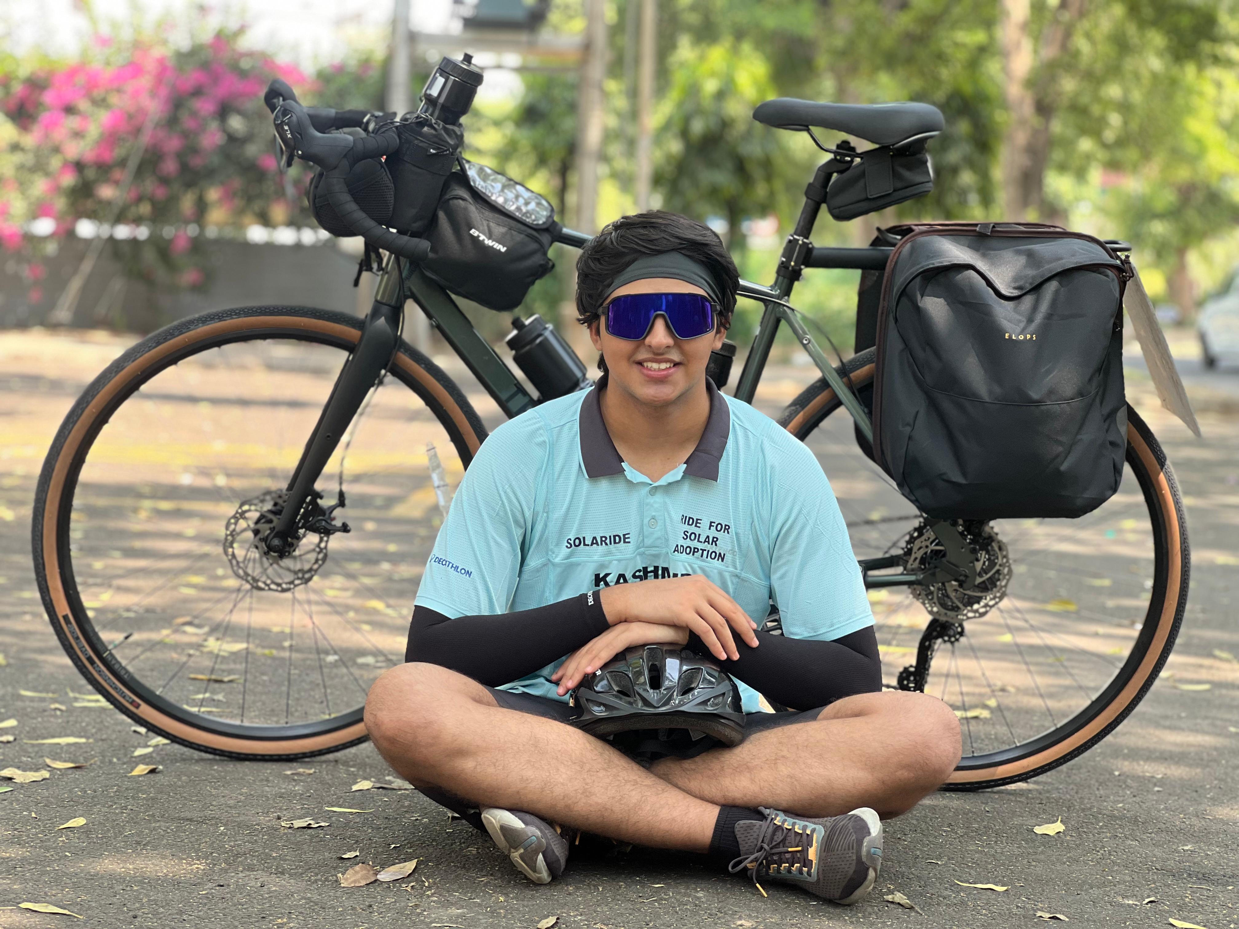 Pankaj from SOLARIDE on his journey